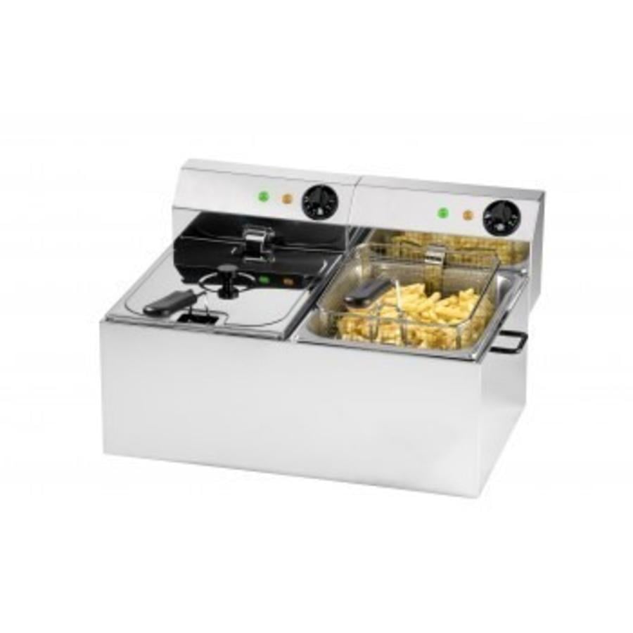 Deep fryer 2 x 6 litres with 2 year warranty