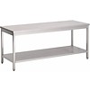 Saro Stainless steel professional work table | 120x70x (h) 85 cm