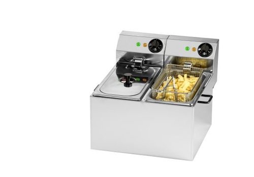  Saro Deep fryer 2 x 4 litres - adjustable up to 190° C 