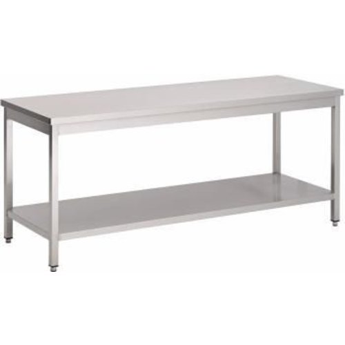  Saro stainless steel work table | 200x70x (h) 85 cm 