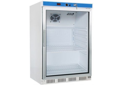  Saro Réfrigérateur avec porte vitrée | Blanc | 130 litres 