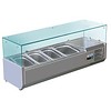 Saro Refrigerated display case 5x 1/4 GN