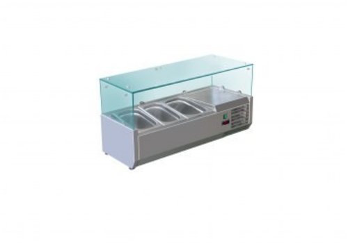  Saro Set-up refrigerated display case 3 x 1/3 GN 