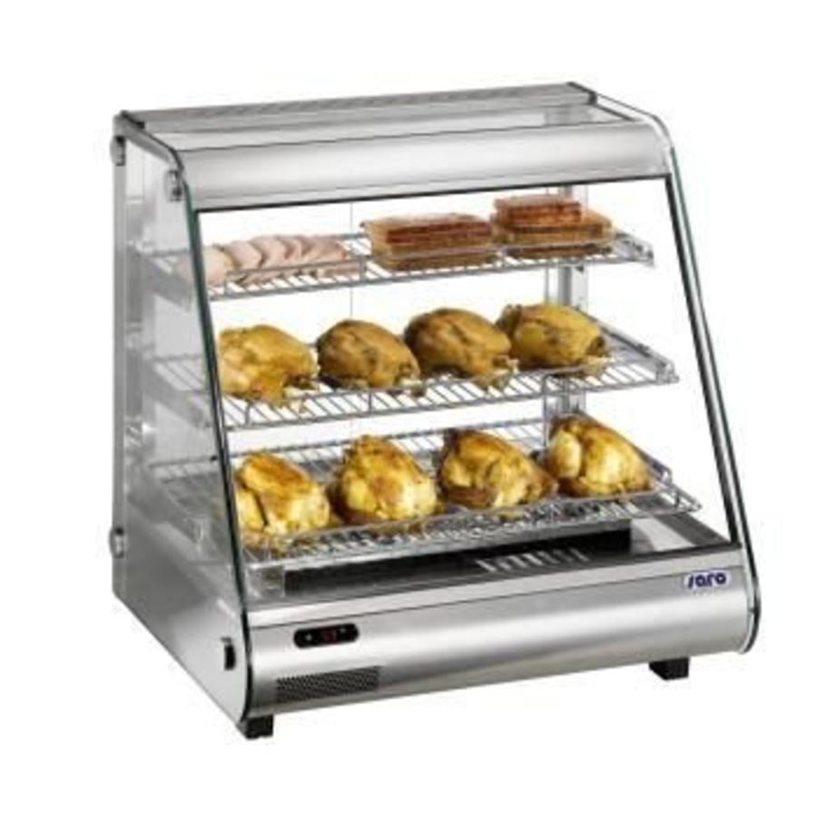 Wärmevitrine | 120 Liter | 68x58x(h)70 cm