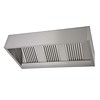 Saro Hottes aspirantes de restauration en acier inoxydable | 150 x 90 x (h)40 cm