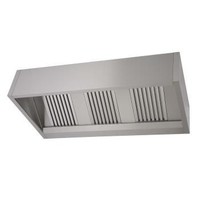 Hottes aspirantes de restauration en acier inoxydable | 150 x 90 x (h)40 cm