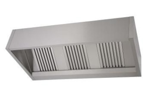  Saro Catering cooker hoods stainless steel | 150 x 90 x (h) 40 cm 