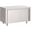 Saro Catering Work Cabinet with Double Sliding Doors | 100x70x(H)85cm