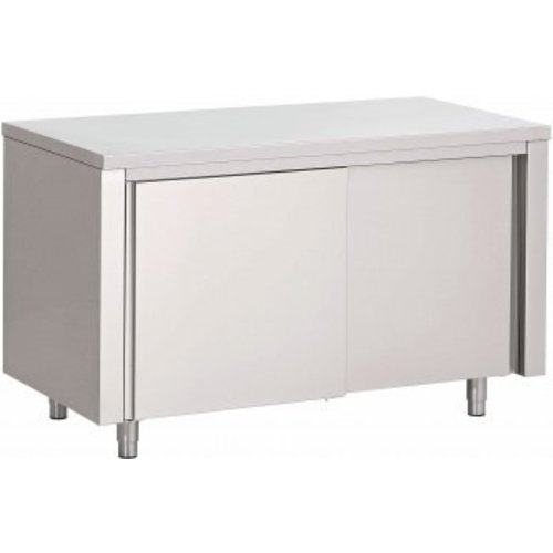  Saro Catering Work Cabinet with Double Sliding Doors | 100x70x(H)85cm 