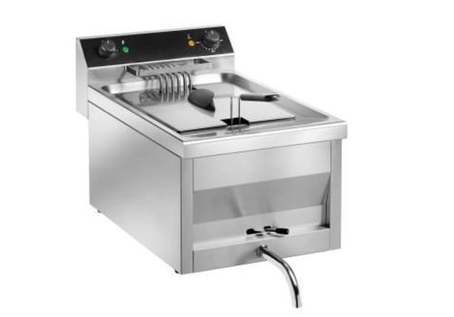  Saro Electric deep fryer with drain 1 x 12 liters 