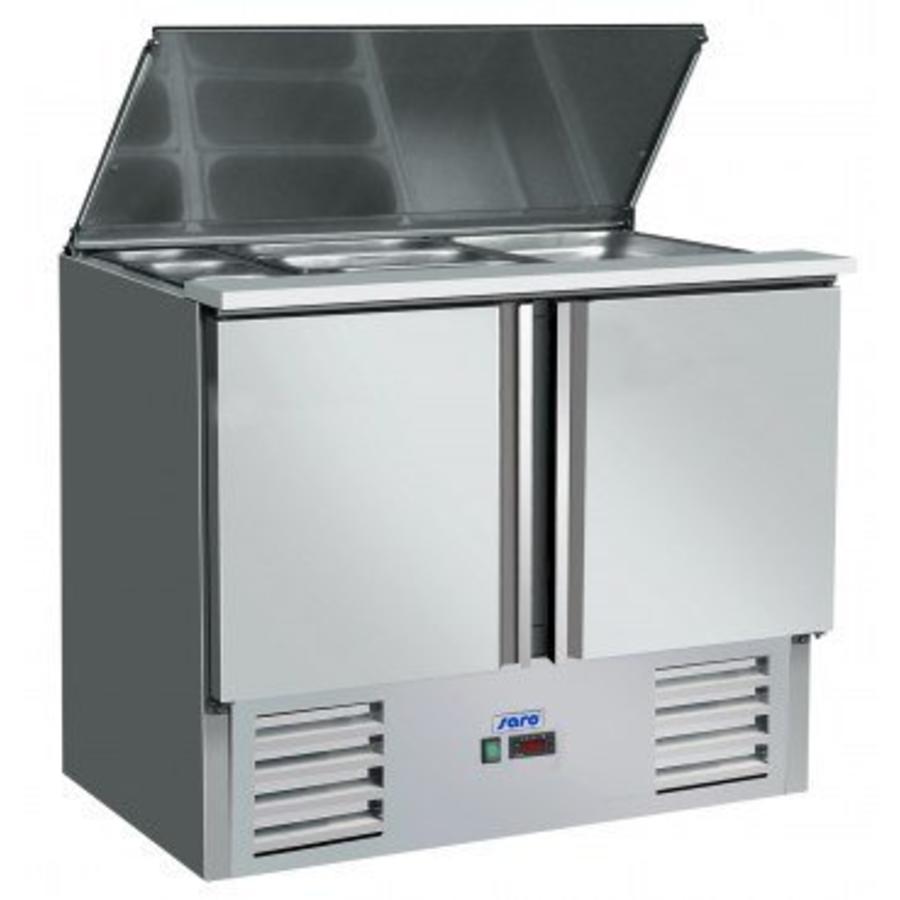 Saladette 2 Türen | 90x70x(h)88,5 cm