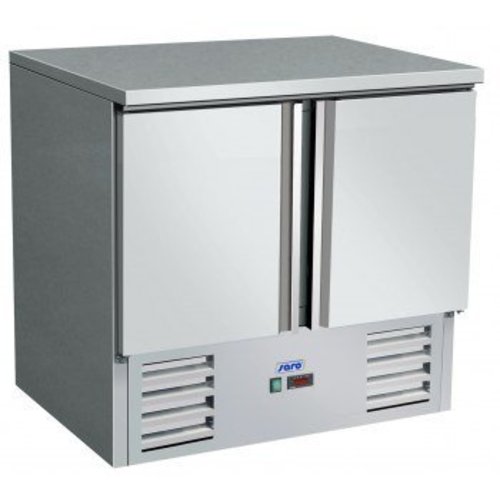  Saro Refrigerated workbench stainless steel | 90 x 70 x 85/88.5 cm 