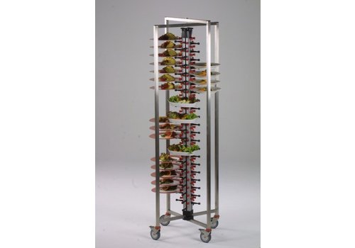  Saro Mobile Plate Rack | 84 Plates 