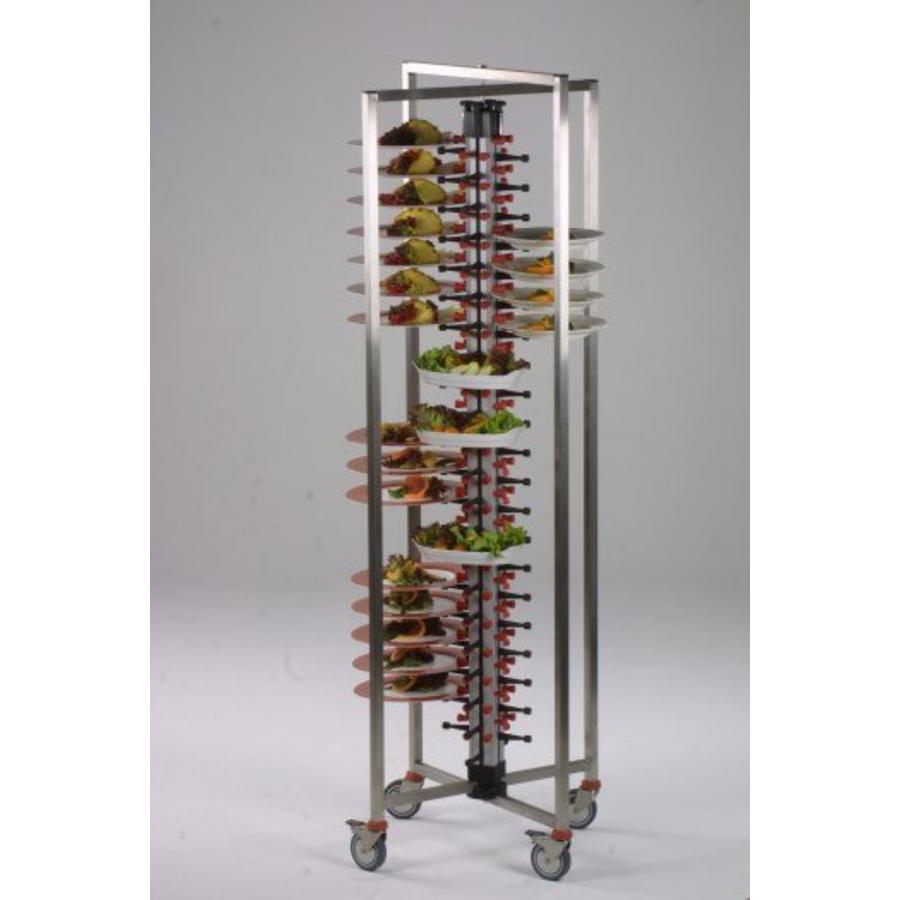 Mobile Plate Rack | 84 Plates