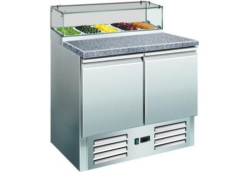  Saro Pizza Workbench with Display Case 