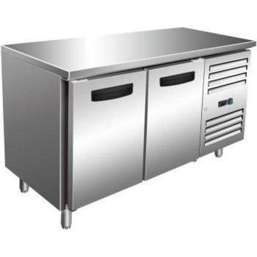  Saro Gekoelde werkbank RVS | 136 x 70 x 89/95 cm 