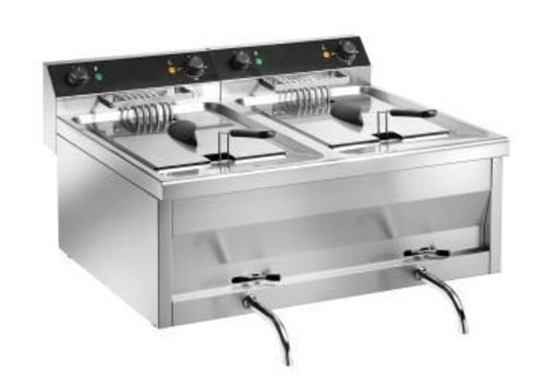  Saro Deep fryer 12 + 12 liters - 2 x 9000 watts 