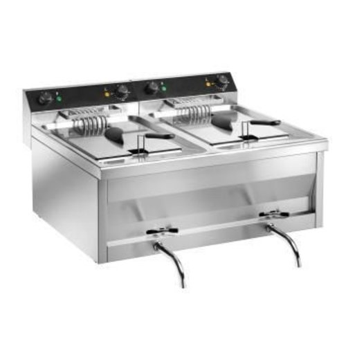  Saro Fryer 12 + 12 liters - 2 x 9000 watts 