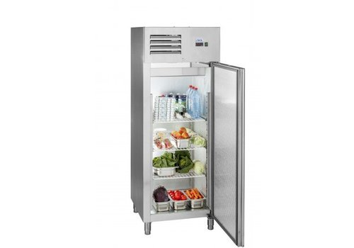  Saro Réfrigérateur en acier inoxydable à portes réversibles de 700 litres 
