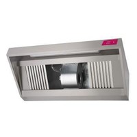 Complete stainless steel extractor system with motor | 150x90x54cm