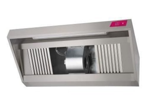  Gastro-M Système d'extraction complet en acier inoxydable avec moteur | 150x90x54cm 