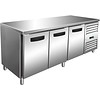 Saro Refrigerated workbench stainless steel | 2 Year Warranty | 180 x 70 x 89/95 cm