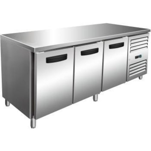  Saro Refrigerated workbench stainless steel | 2 Year Warranty | 180 x 70 x 89/95 cm 