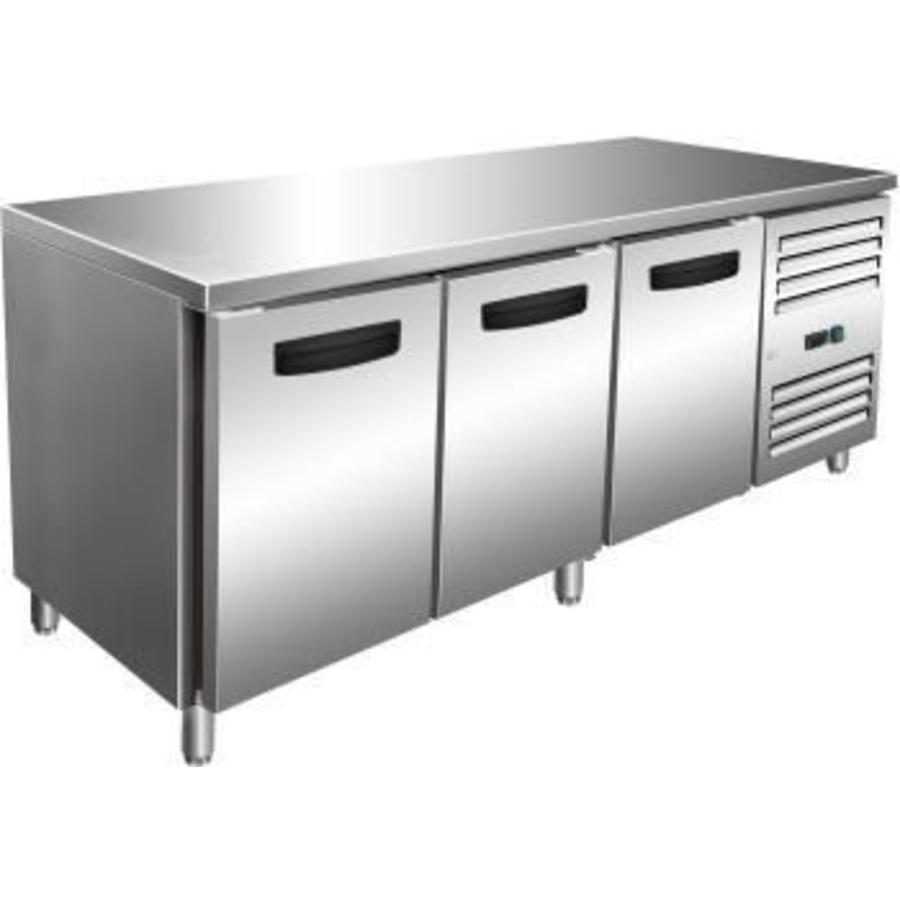 Refrigerated workbench stainless steel | 2 Year Warranty | 180 x 70 x 89/95 cm