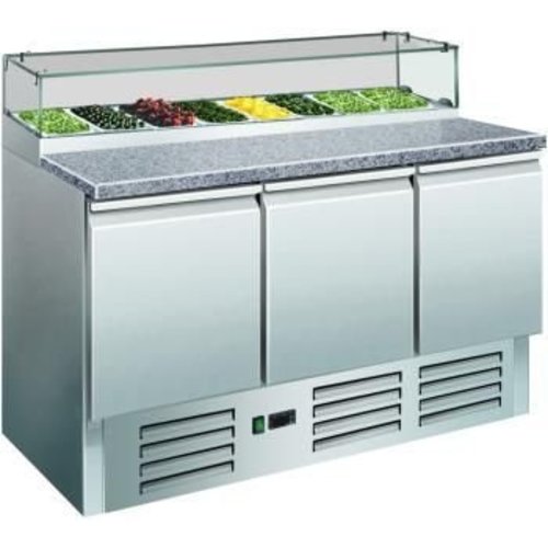  Saro Luxuriöse Pizza-Werkbank | 8 x 1/6 GN 
