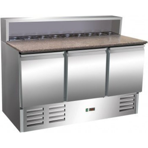  Saro Pizza workbench with 3 doors 