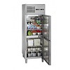 Saro Professional fridge freezer | stainless steel | Self-closing door | 68x83x201cm