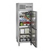 Saro Réfrigérateur congélateur professionnel | acier inoxydable | Porte à fermeture automatique | 68x83x201 cm
