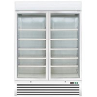 Horeca Freezer Cabinets White with 2 glass doors