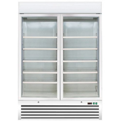  Saro Horeca Freezer Cabinets White with 2 glass doors 
