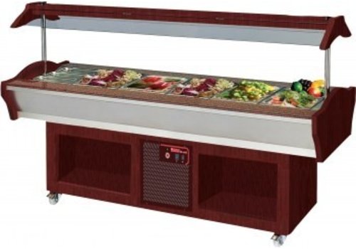  Saro Buffet îlot réfrigérant Modèle MARYAM 6 Noyer 