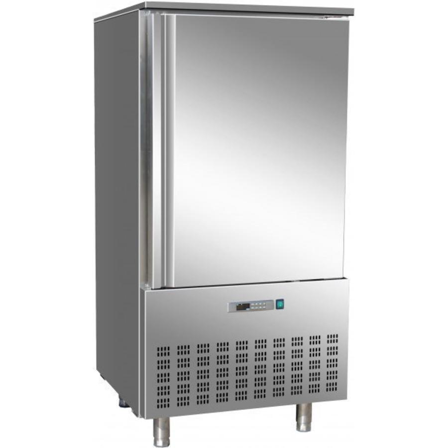 Stainless Steel Blast Chiller / Blast Freezer 10 x 1/1 GN | 368 Liters