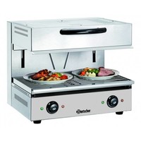 Stainless Steel Salamander | 2 Heating Zones