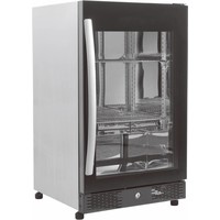 Bar Cooler Black | Glass door | 98L