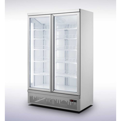  Combisteel Wall refrigerator | 2 Glass doors | 1000L 