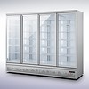 Combisteel Wall refrigerator | 4 Glass doors | 2025L