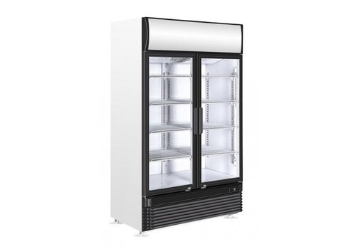  Combisteel réfrigérateur | 2 portes vitrées | 780L 