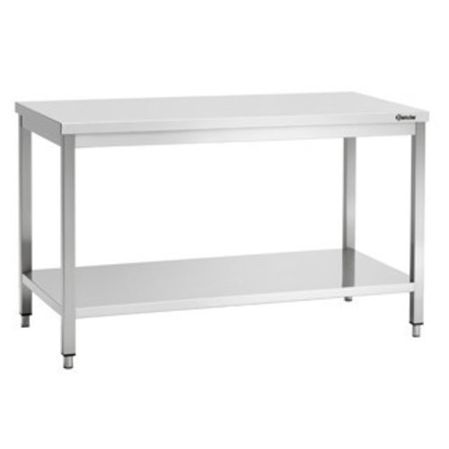 Stainless steel work table standard, demountable