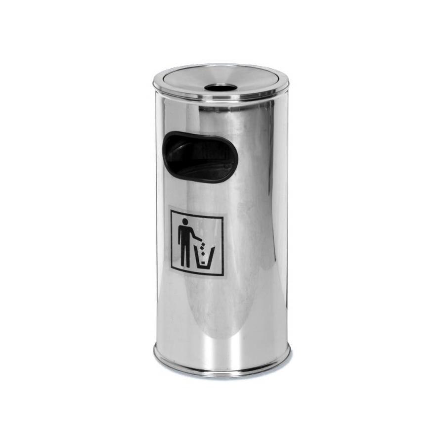 Waste bin with ashtray | Ø30cm