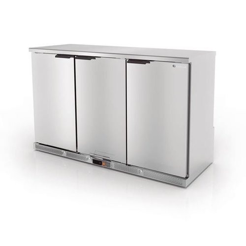  Coreco Back bar | forced refrigerator| stainless steel | 3 doors 