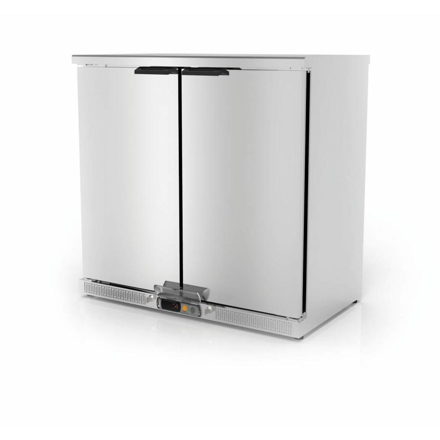 Back bar | Forced Fridge | stainless steel | 2 Doors