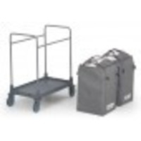 Chariot à sacs à linge ProCart | Acier inoxydable
