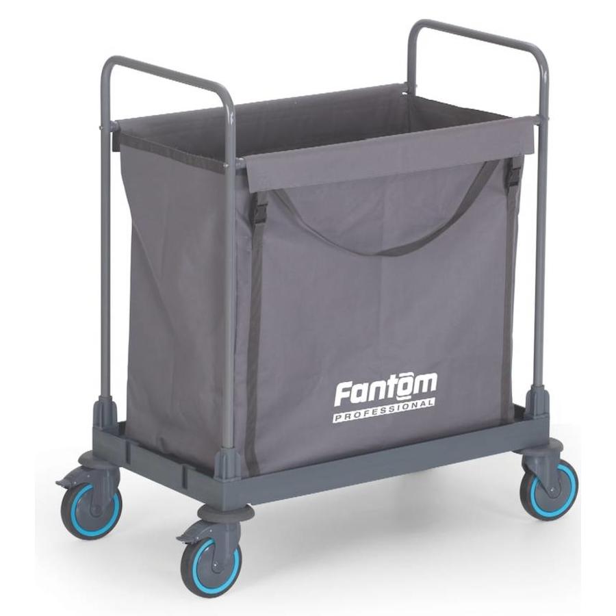 Chariot porte-sacs à linge | Célibataire | Acier inoxydable