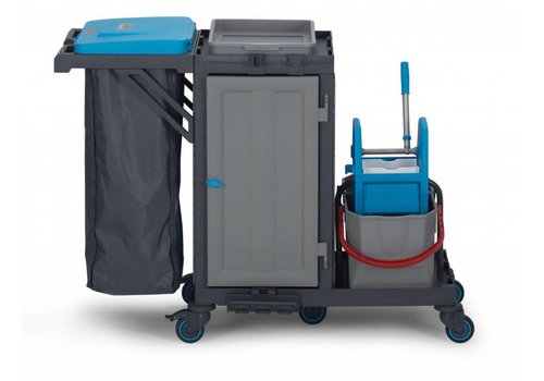  Combisteel Chariot de nettoyage| plastique| Professionnel | sac poubelle 