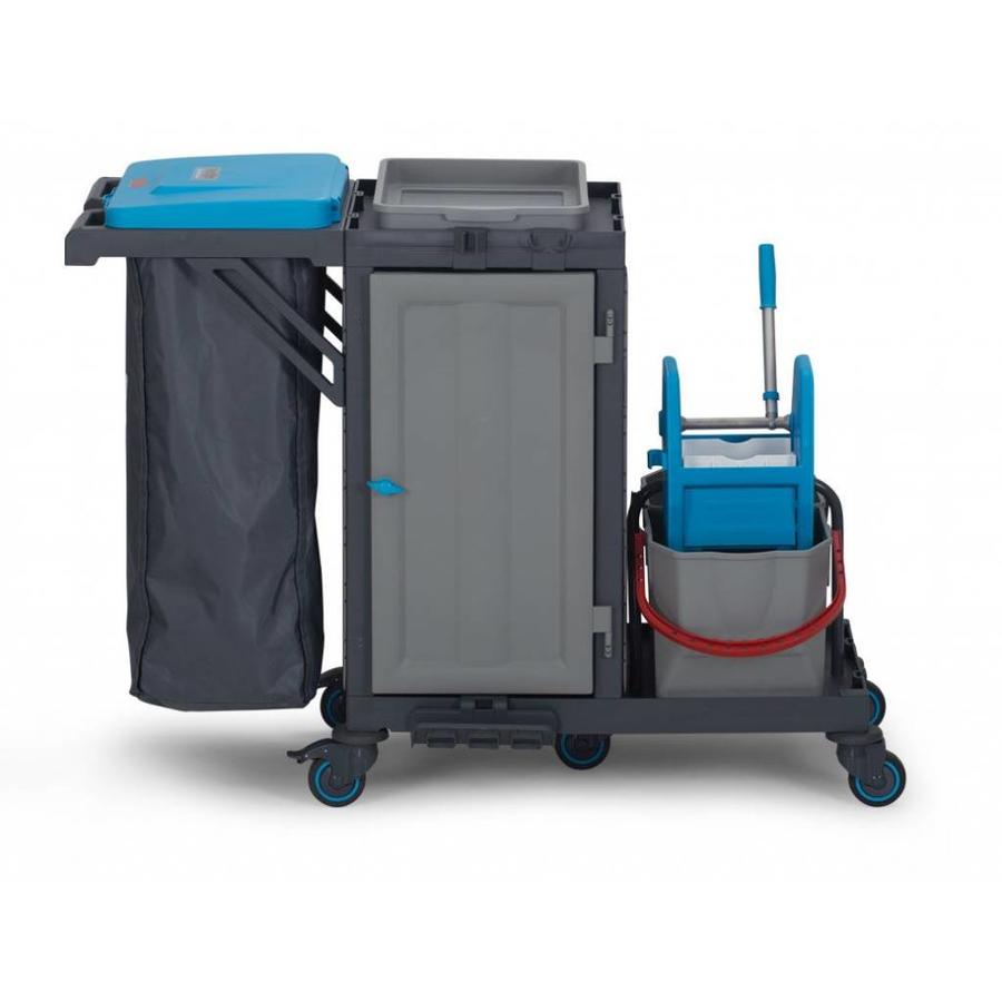 Chariot de nettoyage| plastique| Professionnel | sac poubelle