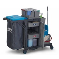 Chariot de nettoyage| plastique| Professionnel | sac poubelle